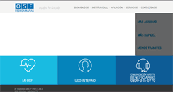 Desktop Screenshot of osfedecamaras.com.ar